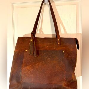 S-ZONE Leather Tote  - Quality